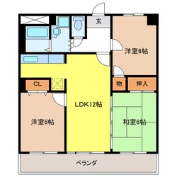 ＣＡＳＡキサラギの物件間取画像